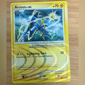 Arceus AR6 Holo foil Card